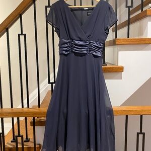 Connected Apparel dark blue party dress